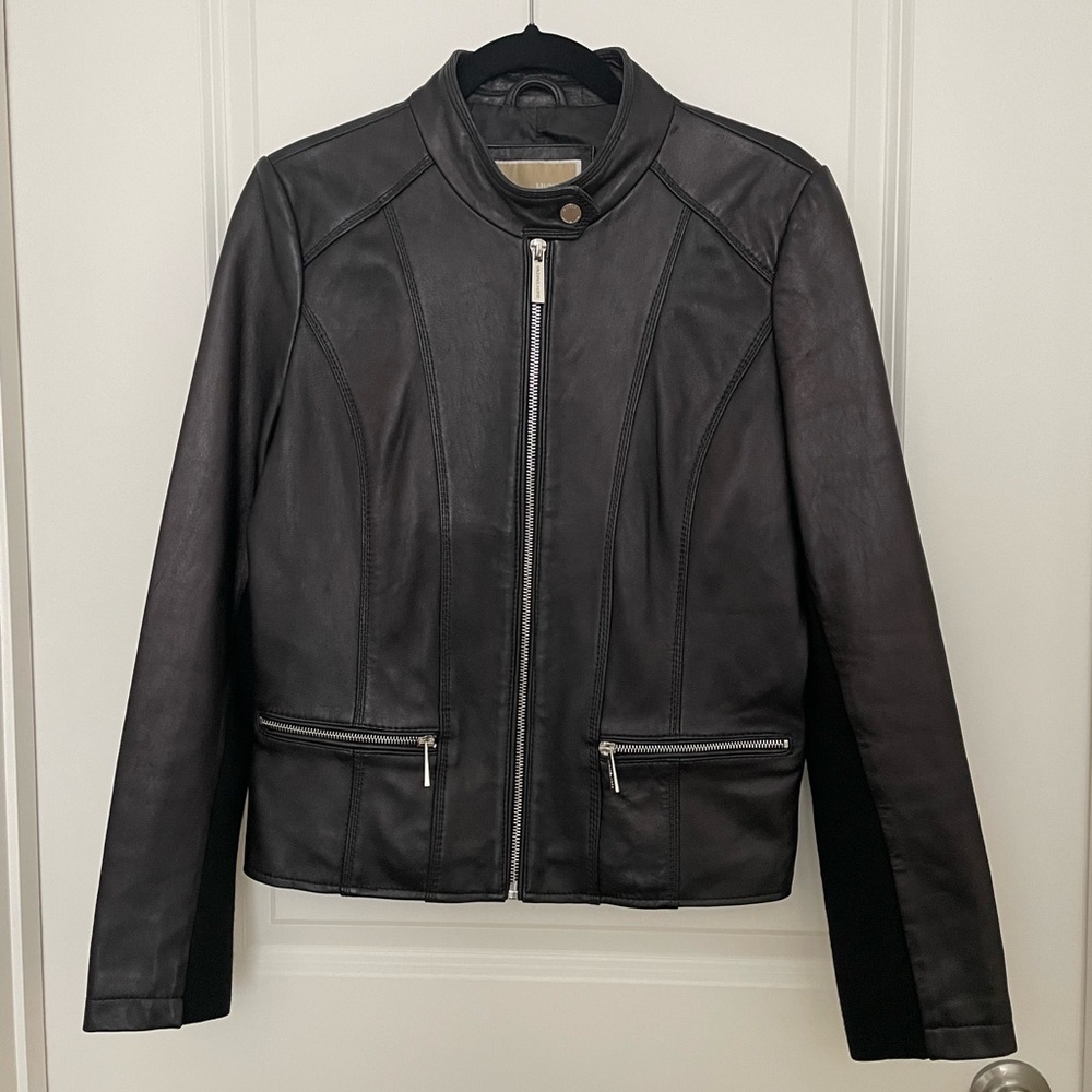 Michael Kors Black Leather Jacket